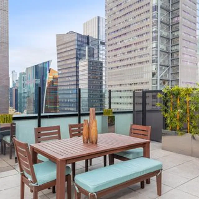 Element New York Times Square West — pre-cruise hotel 0.8 mi / ~17 min walk, or a short cab from Manhattan Cruise Terminal