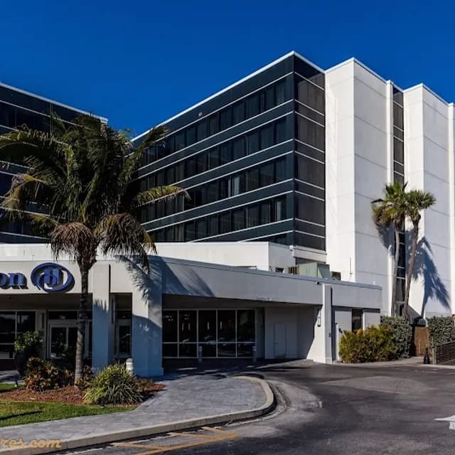 Hilton Cocoa Beach Oceanfront — pre-cruise hotel 15 min drive from Port Canaveral