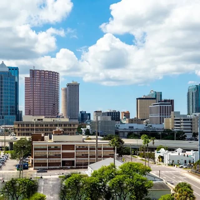 Home2 Suites Tampa Downtown Channel District — pre-cruise hotel Walking distance (2 blocks) from Port Tampa Bay