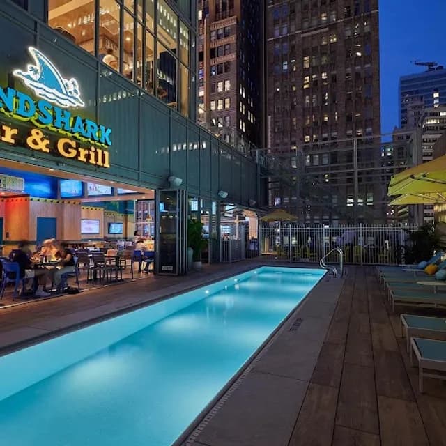 Margaritaville Resort Times Square — pre-cruise hotel 0.9 mi / ~18 min walk, or a short cab from Manhattan Cruise Terminal