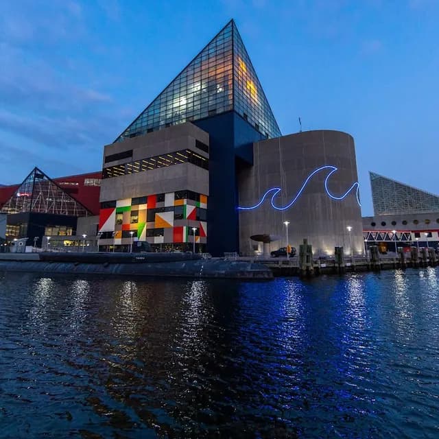 National Aquarium — 2-3 hours pre-cruise activity near Port of Baltimore